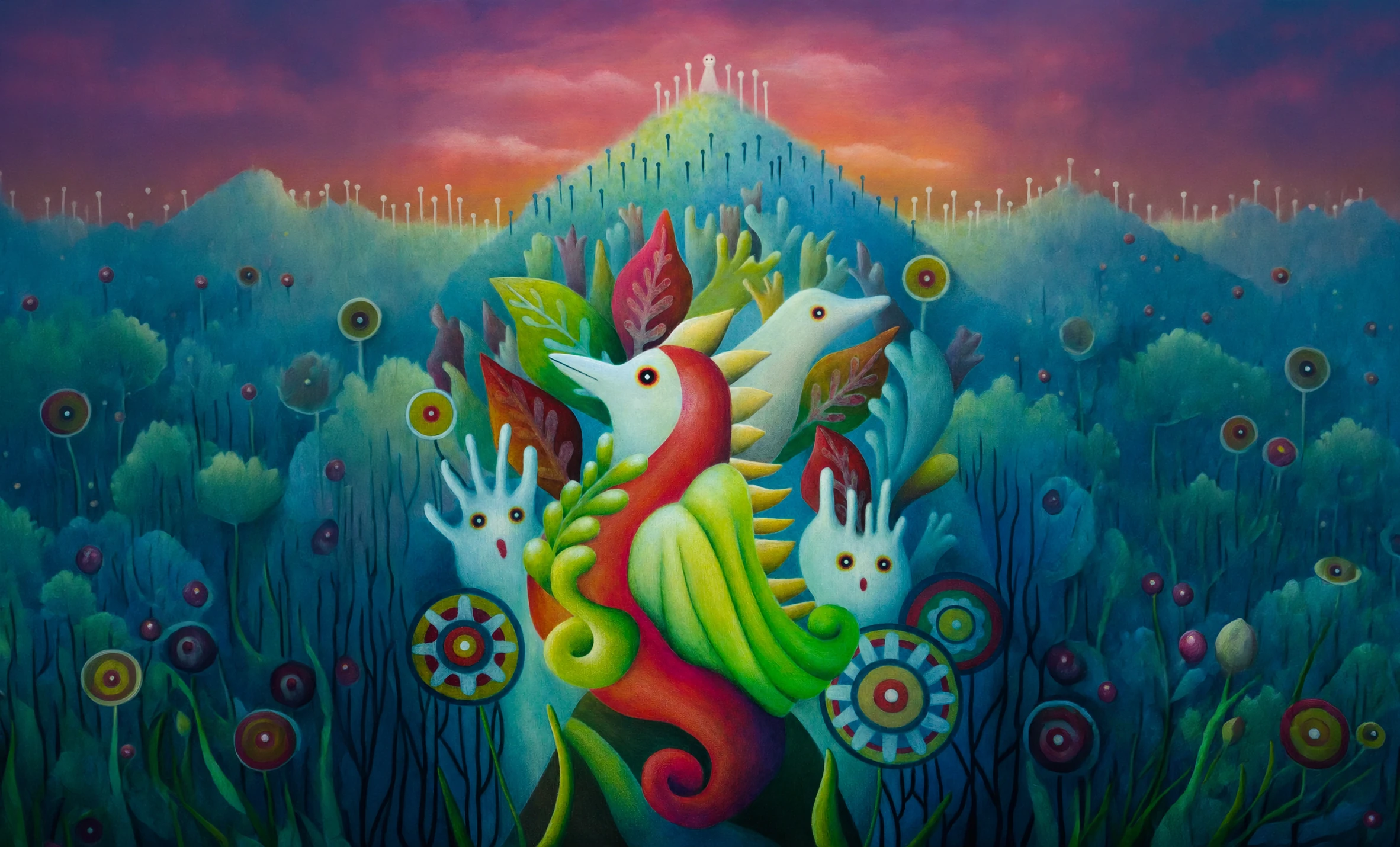Oil painting by Erika Hirako