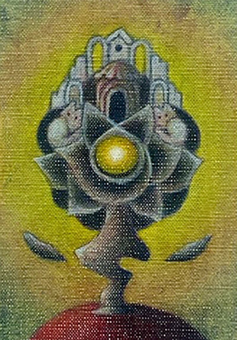 Hana 2 (Erika Hirako, 2023, Oil on canvas)
