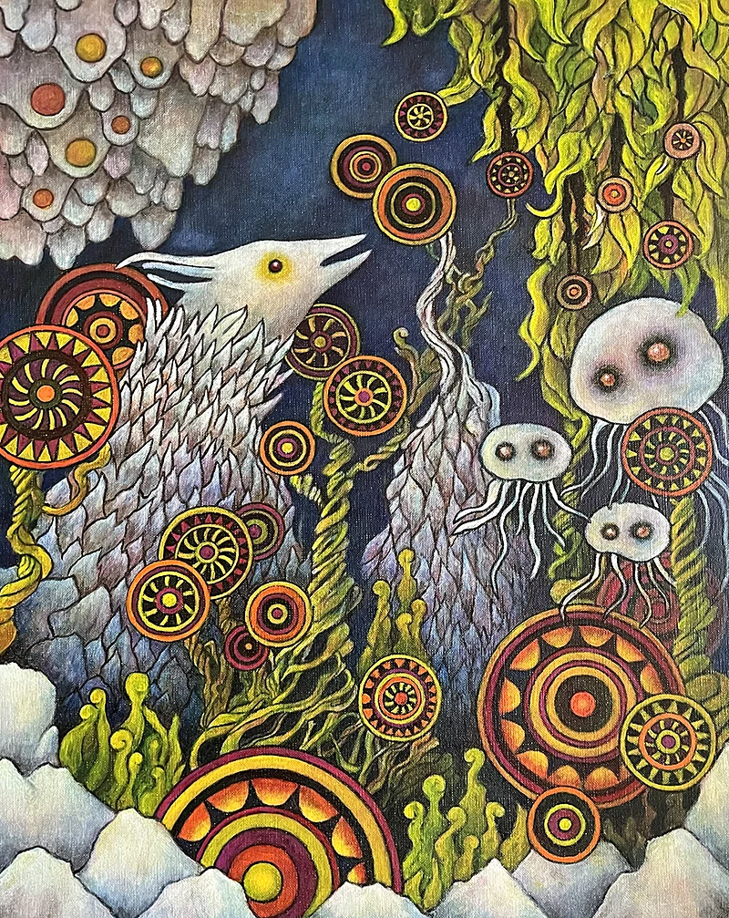 Untitled (Erika Hirako, 2024, Oil on canvas)