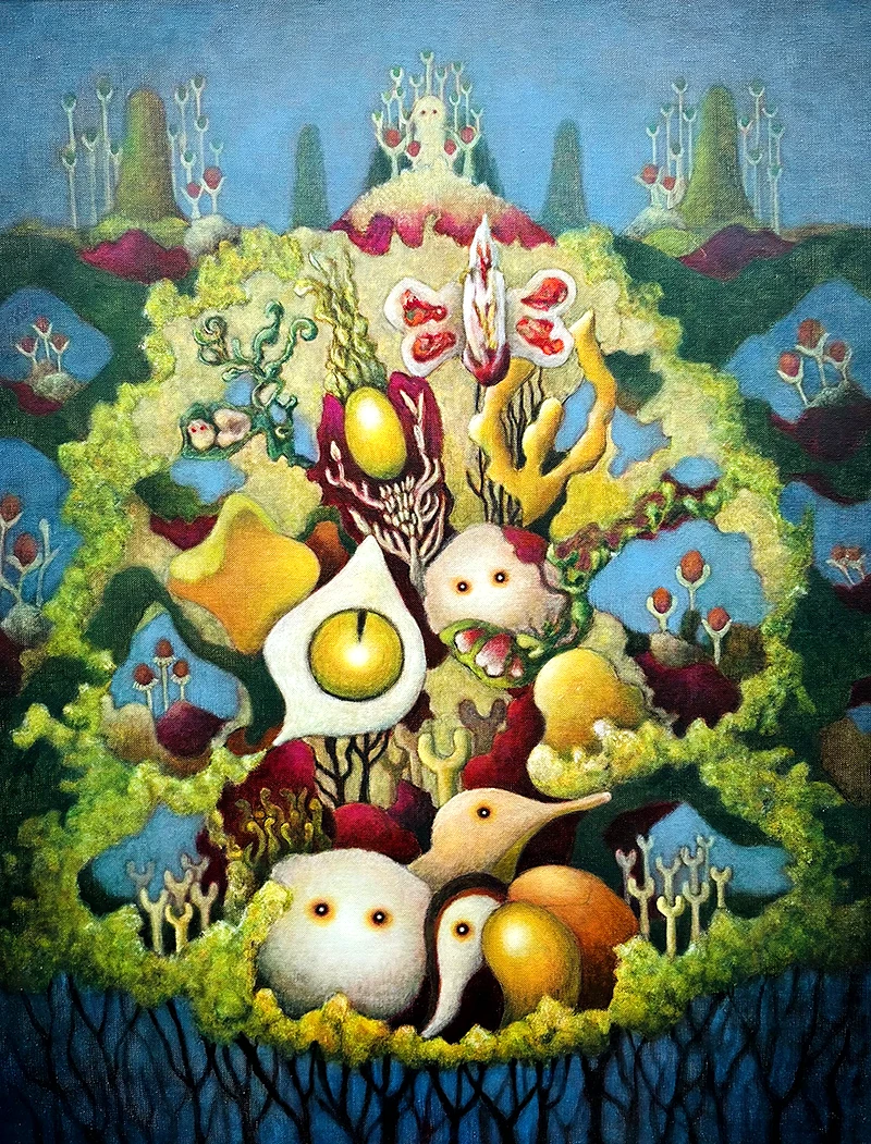 Creatures (Erika Hirako, 2024, Oil on canvas)